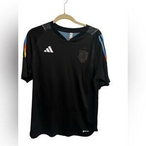 Adidas World Cup Men's Soccer Short Sleeve Jersey, Mens Size M
